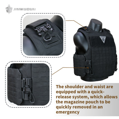 Level IV Bulletproof Vest - 1000D Polyester Material, Ultimate Protection and Durability