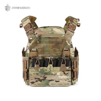 JWD-0719Multi-Function Military Tactical Vest with Fast-Release System - Ideal for Airsoft and Law Enforcement