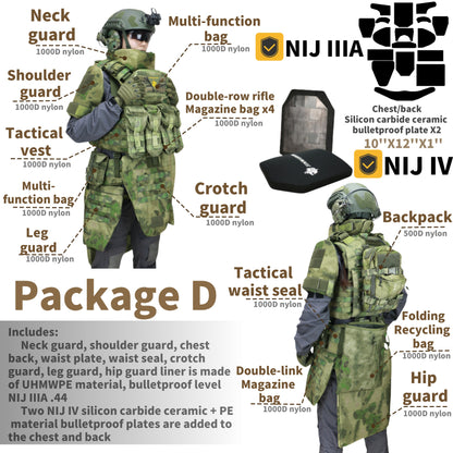 NIJ IIIA/IV Heavy "Raider" SSO original OEM special forces tactical bulletproof vest tactical vest suit