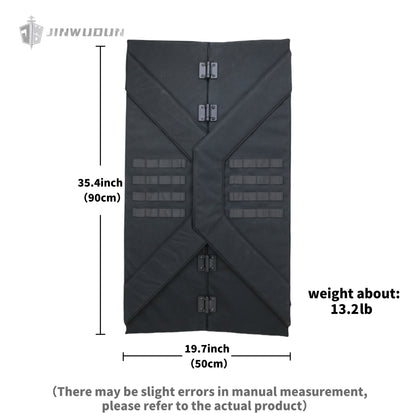 JWD-Portable foldable bulletproof shield NIJ IIIA+ level bulletproof shield UHMWPE material
