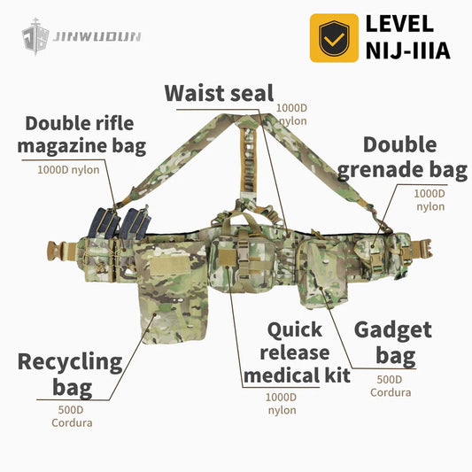 Tactical waist belt-accessory package ordering custom link