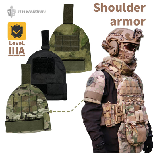 IIIA level shoulder armor/shoulder tactical vest bulletproof kit, detachable