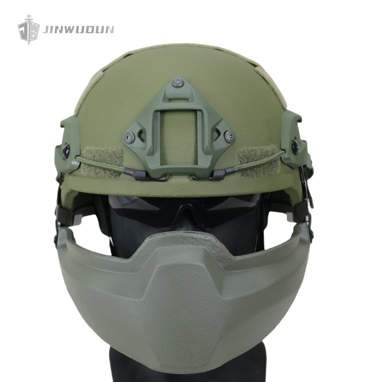 MICH2000 Bulletproof Kit - Helmet + Ballistic Mandible-NIJ IIIA 9*19MM