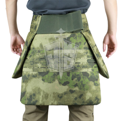 NIJ-IIIA bulletproof skirt armor tactical skirt armor laser cutting multifunctional MOLLE