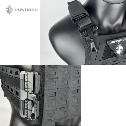 Level NIJ IIIA summer lightweight quick-release vest tactical bulletproof vest stab-proof clothing 0.14㎡ protective cordura