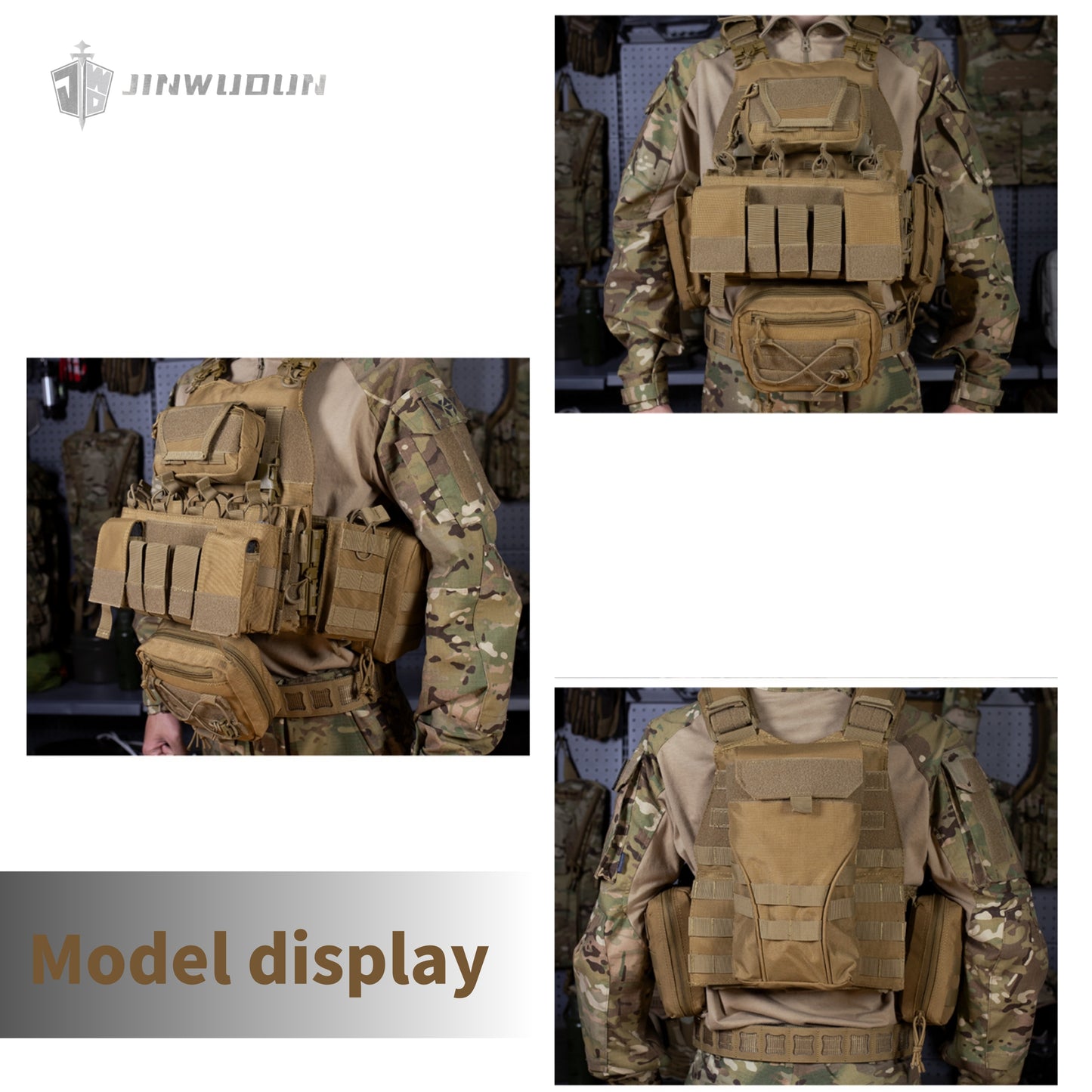 JWD Tactical Vest/Bulletproof Vest-Equipped with Quick Release System