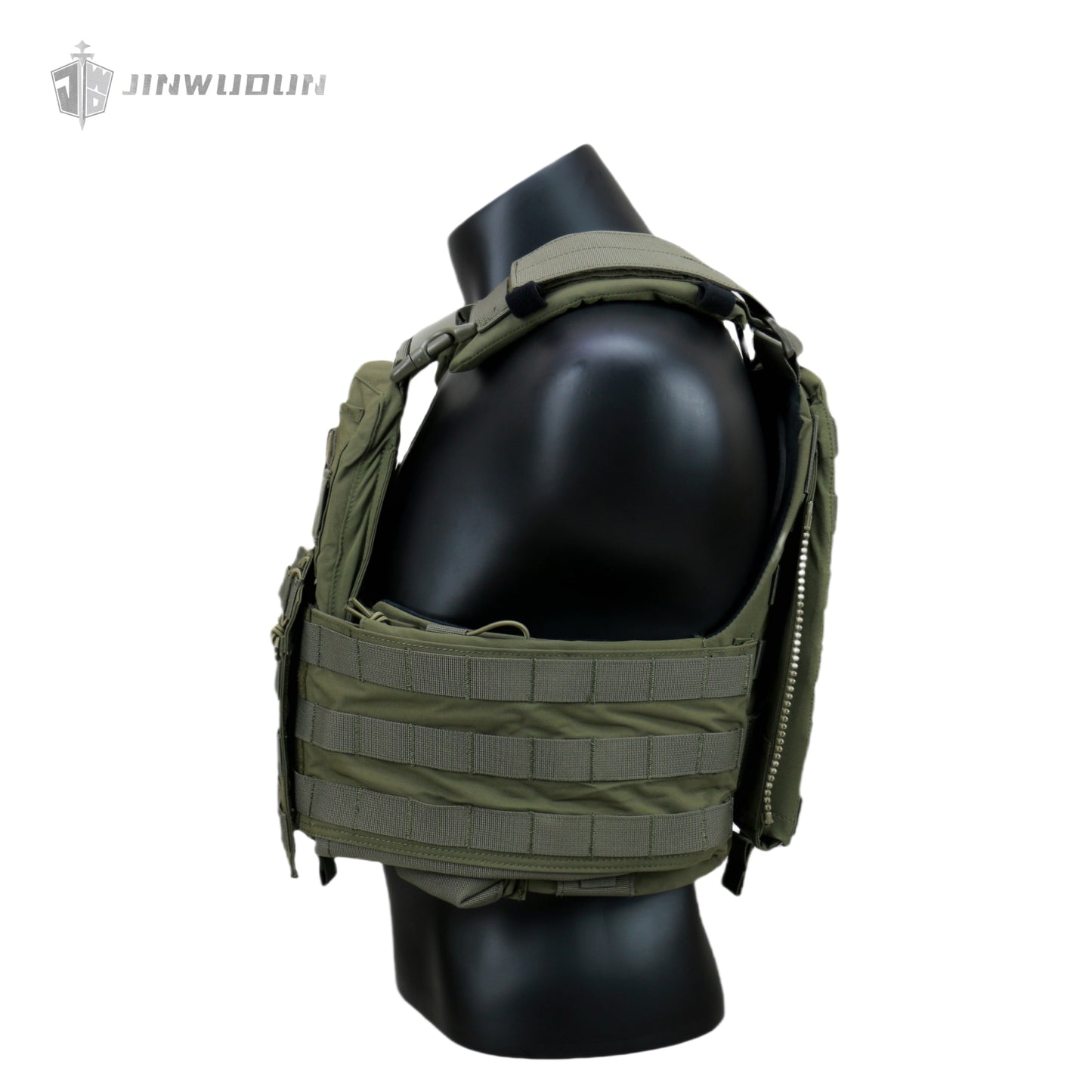 CPC Tactical Bulletproof Vest Level IV Protection, Nylon Material, 20*16.5 Inch Armor Size