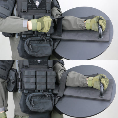 NIJ IIIA+ Round Bulletproof Shield: 20.1-Inch UHMWPE with Durable Nylon Cover
