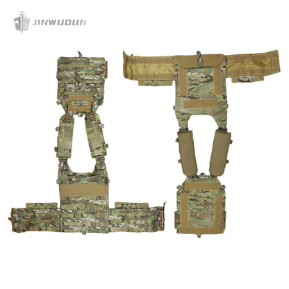 NIJ IV Level Large Waist Tactical Quick Release Vest OEM Imitation 1000D Polyester Fabric Vest