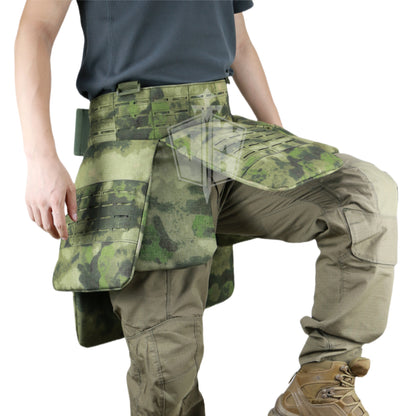 NIJ-IIIA bulletproof skirt armor tactical skirt armor laser cutting multifunctional MOLLE
