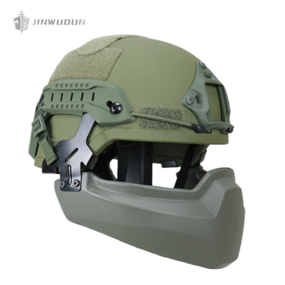 MICH2000 Bulletproof Kit - Helmet + Ballistic Mandible-NIJ IIIA 9*19MM