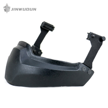 JWD-NIJ IIIA bulletproof jaw guard FAST helmet dedicated bulletproof mask can be removed