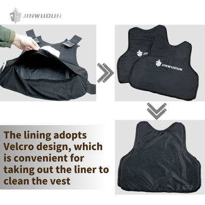 NIJ IIIA bulletproof and stab-proof vest - UHMWPE material, providing maximum protection, comfortable and lightweight design