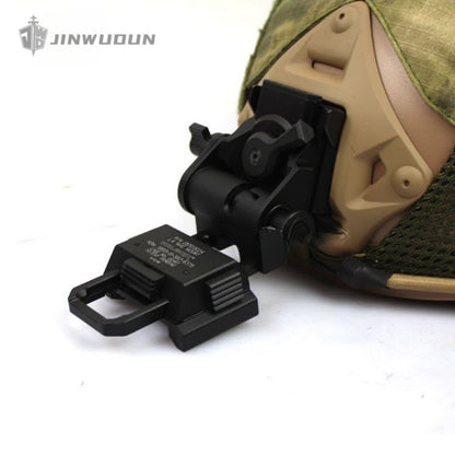 JWD-L4G24 night vision device bracket dump truck, aluminum alloy tactical helmet connection base