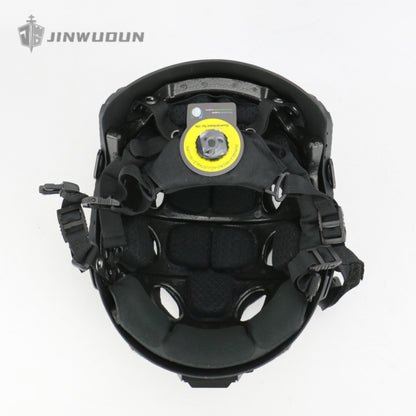 JWD-FAST SF carbon fiber helmet, particle sandblasting process, top perforated design weighs about 1.5 pounds