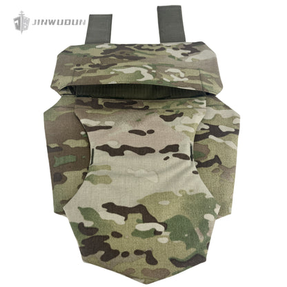 Level NIJ IIIA bulletproof crotch guard with larger protection area, detachable design, nylon fabric