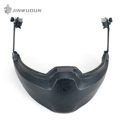 JWD-NIJ IIIA bulletproof jaw guard FAST helmet dedicated bulletproof mask can be removed