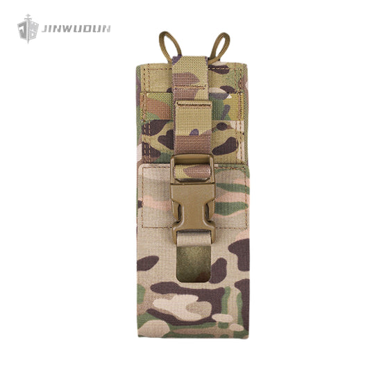 Lightweight Universal Radio Bag MOLLE Mount Adjustable Size Tactical Vest Accessory Bag