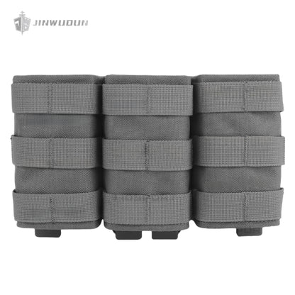 FAST triple rifle magazine pouch AK function bag drainage hole MOLLE equipped