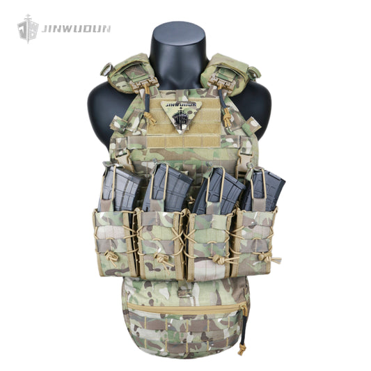 NIJ IV Level Large Waist Tactical Quick Release Vest OEM Imitation 1000D Polyester Fabric Vest