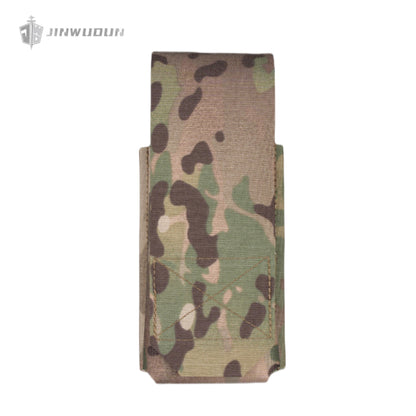Flip double 5.56 accessory bag for outdoor tactical vests with multiple combinations and molle mounts