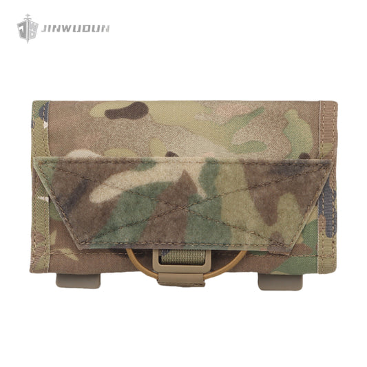 Outdoor tactical vest MOLLE system adapted to mobile phone navigation function package