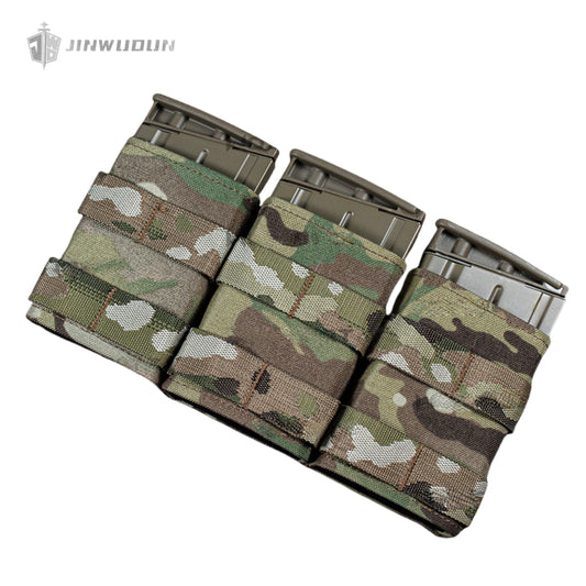 FAST AK Triple 7.62 Magazine Pouch (Medium) Multi-Function Quick-Draw Holster Tactical Soft Bullet Accessory