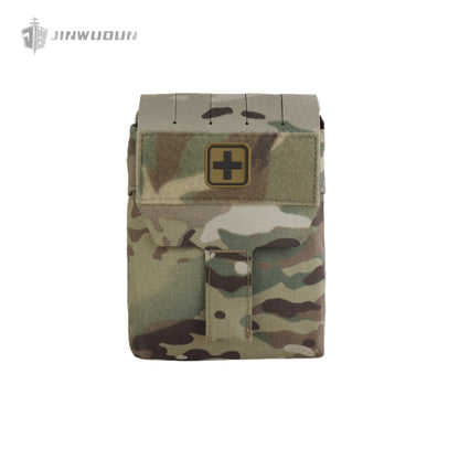 Lightweight MOLLE backplate first aid medical kit