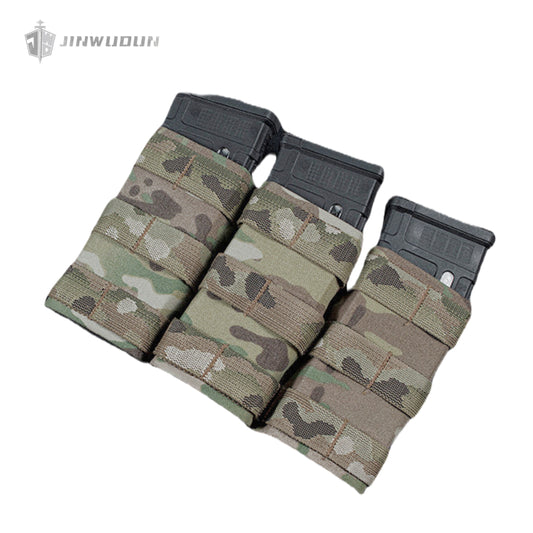 FAST triple rifle magazine pouch AK function bag drainage hole MOLLE equipped