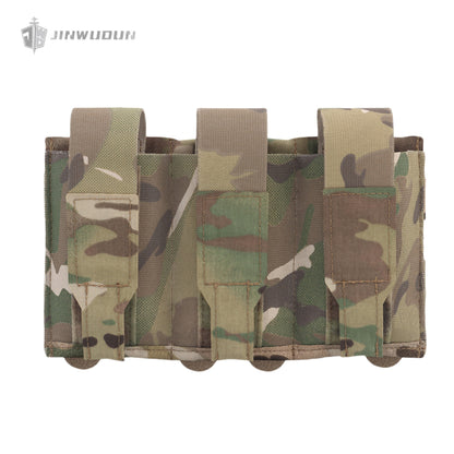 Lightweight triple flip cover elastic function bag 5.56/7.62MOLEL mounting accessory bag