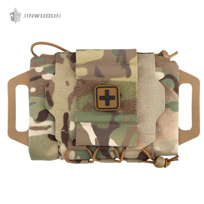 Two-piece detachable liner rapid deployment tactical outdoor medical first aid kit