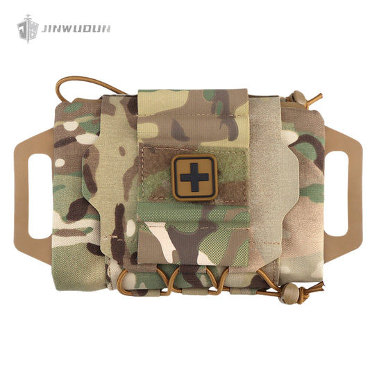 Two-piece detachable liner rapid deployment tactical outdoor medical first aid kit