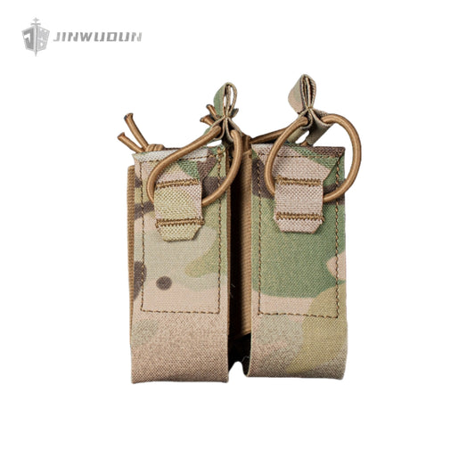 DPMP double function box tactical double magazine pouch multi-function MOLLE accessory bag