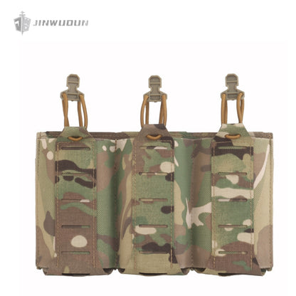 5.56/7.62 tactical storage bag molle adapts to lightweight triple elastic function bag