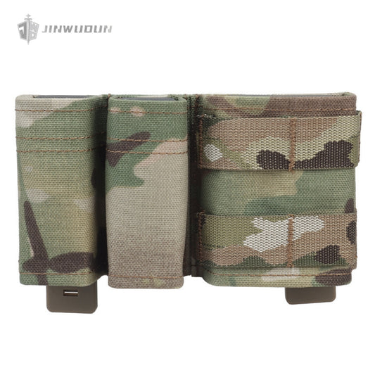 Multipurpose molle outdoor tactical bag FAST double 9MM + 5.56 function package (low)