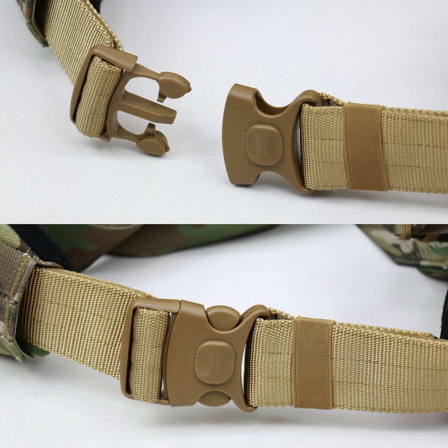 NIJ-IIIA tactical bulletproof belt, 1000D nylon, with Molle webbing system to attach more tactical equipment