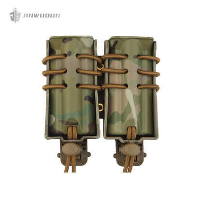 Urban Assault Double 9MM Functional Quick-Draw Holster Tactical Vest Molle System Accessory Bag