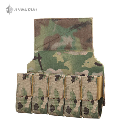 Tactical chest/vest multifunctional storage lower abdomen bag five-link M203 supplement pack