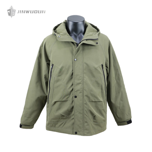Puncture- and Cut-Resistant Jacket (About 3 lb). Outdoor, windproof, waterproof, and multi-purpose invisible cut-resistant clothing.