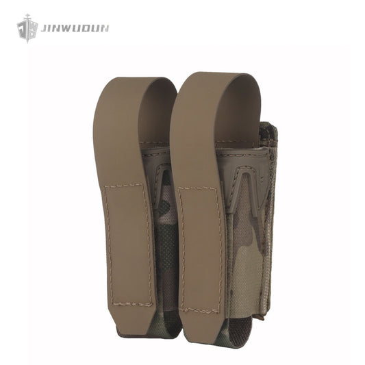 K-type double-linked pistol magazine bag outdoor tactical 9mm storage bag M system mount