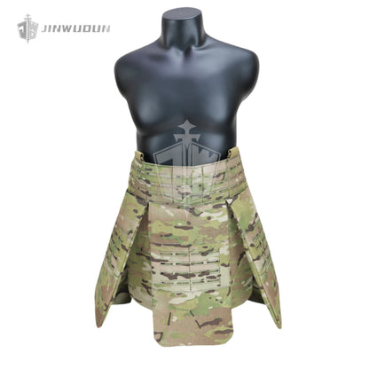 NIJ-IIIA tactical bulletproof skirt laser cutting multifunctional MOLLE
