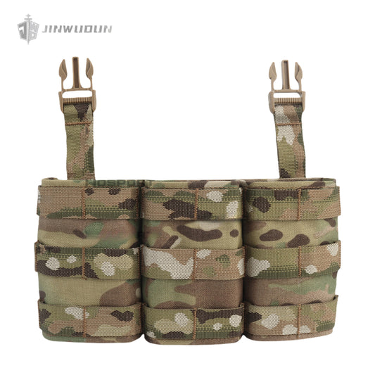 FAST triple 7.62 magazine function package (high) tactical vest buckle front panel