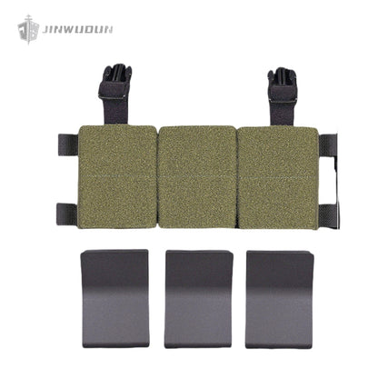 Little Dinosaur 7.62 dual-use function pack tactical vest with front mounted Velcro triple accessory pack