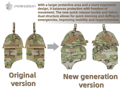Level NIJ IIIA bulletproof shoulder pads with extra protection nylon fabric and UHMWPE bulletproof liner