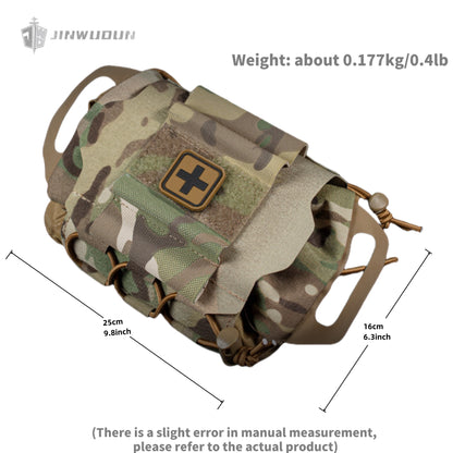 Two-piece detachable liner rapid deployment tactical outdoor medical first aid kit