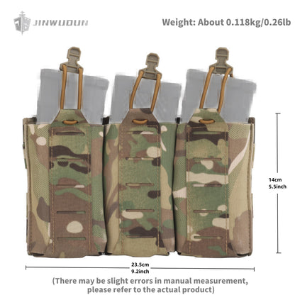 5.56/7.62 tactical storage bag molle adapts to lightweight triple elastic function bag