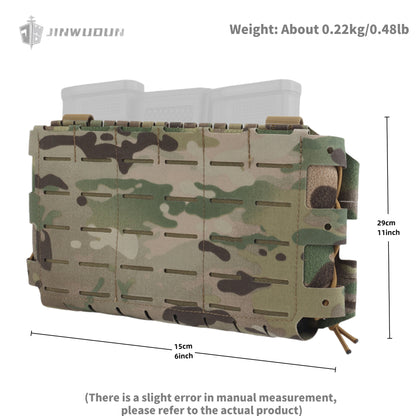 ARC V3 Multi-Purpose Functional Bag Molle System Triple Quick-Draw Rifle Magazine Pouch Quick Release Accessories