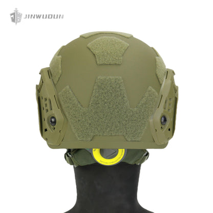 NIJ IIIA+ Protection FAST SF Bulletproof Helmet - High-Performance Aramid Material, Wendy Dual-Layer Suspension Liner