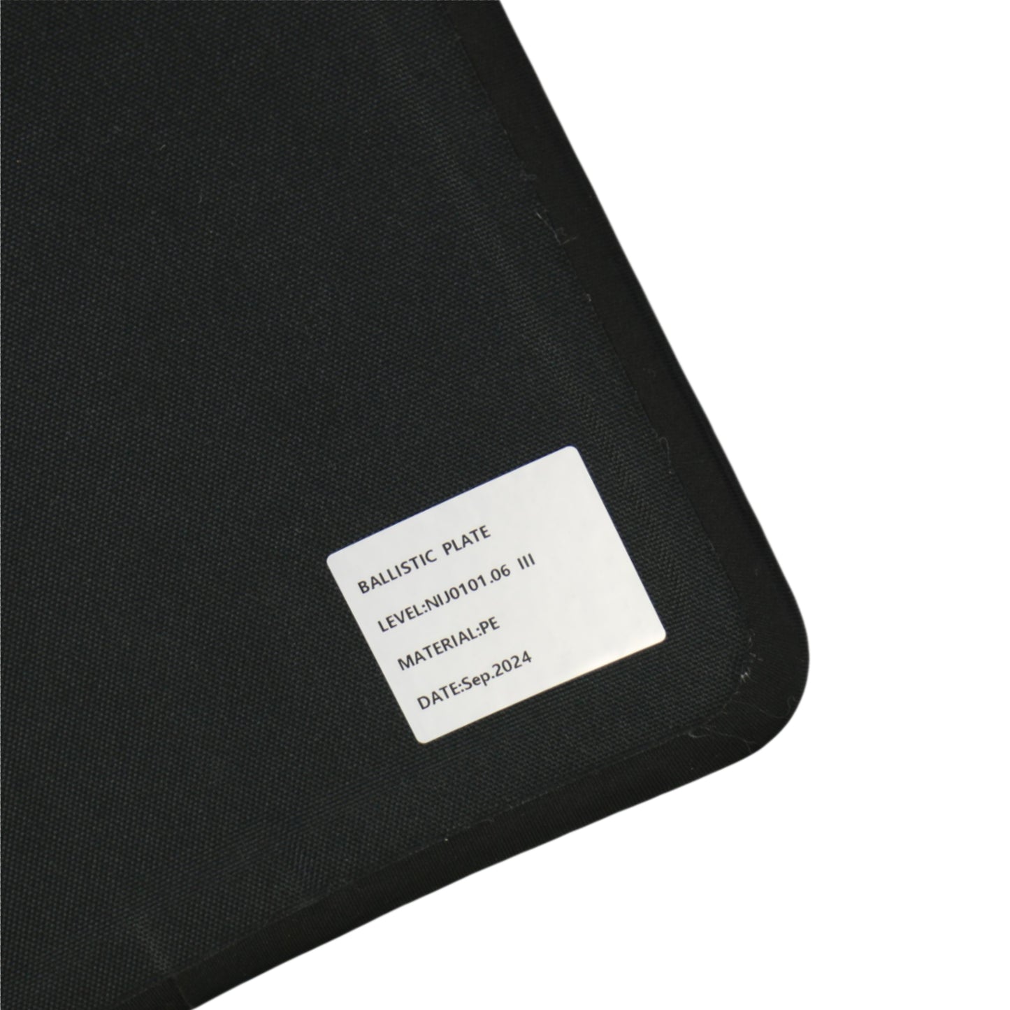 Level III Bulletproof Plate - Single Layer Pure UHMWPE, 10x12 Inches, Lightweight & Durable