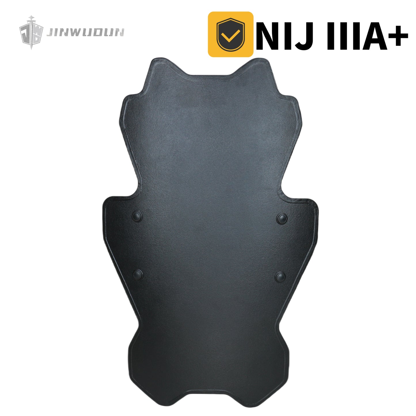 NIJ IIIA+ Irregular Bulletproof Shield | UHMWPE with Polyurea Coating | 20.1x31.5-inch